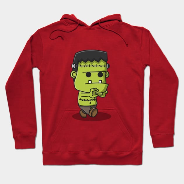 cute zombie Hoodie by fflat hds